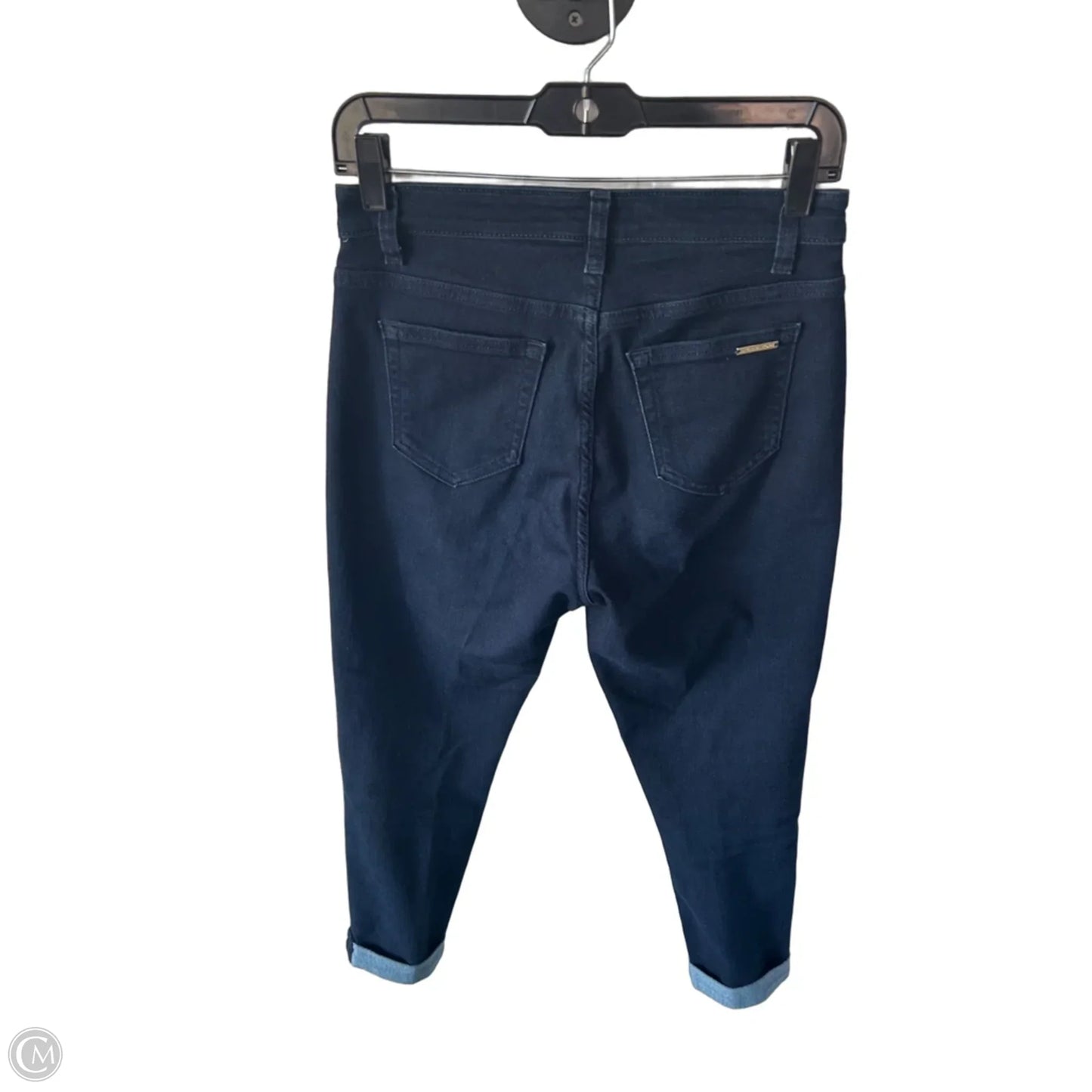 Jeans Straight By Michael By Michael Kors In Blue Denim, Size: 4