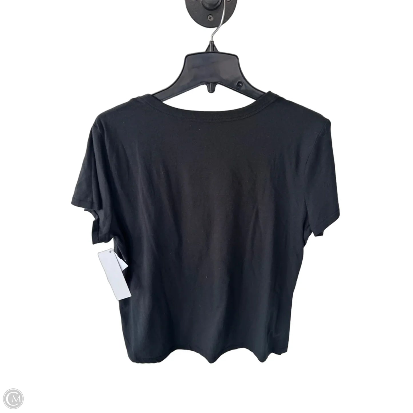 Top Short Sleeve Basic By Clothes Mentor In Black, Size: Xl