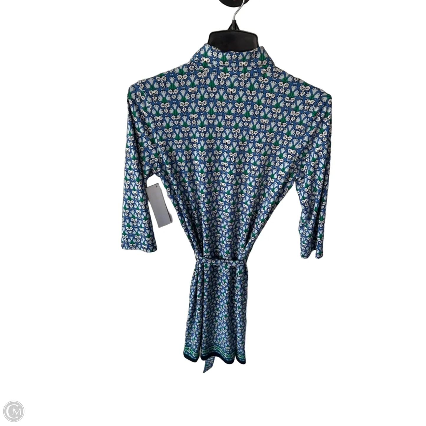 Dress Casual Short By Max Studio In Blue & Green, Size: Xs