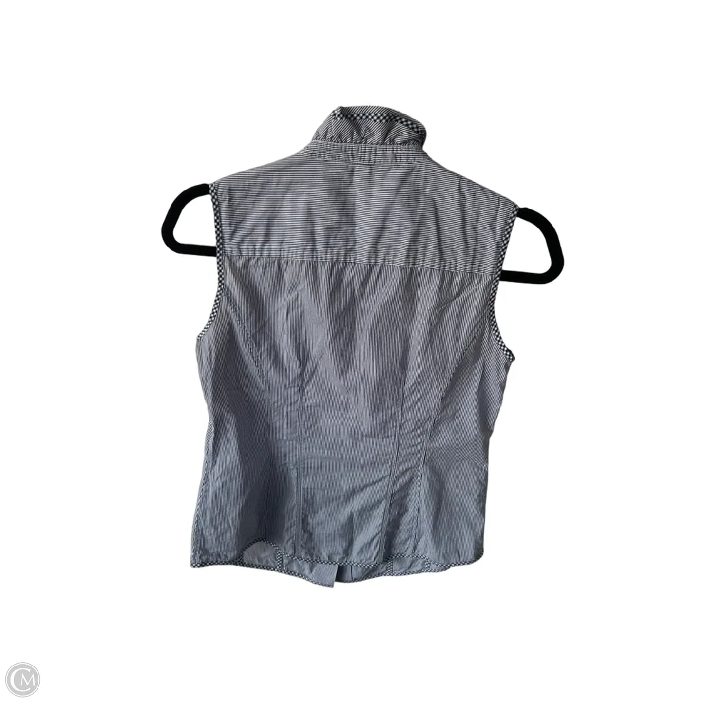 Top Sleeveless By Brooks Brothers In Blue & White, Size: Xs