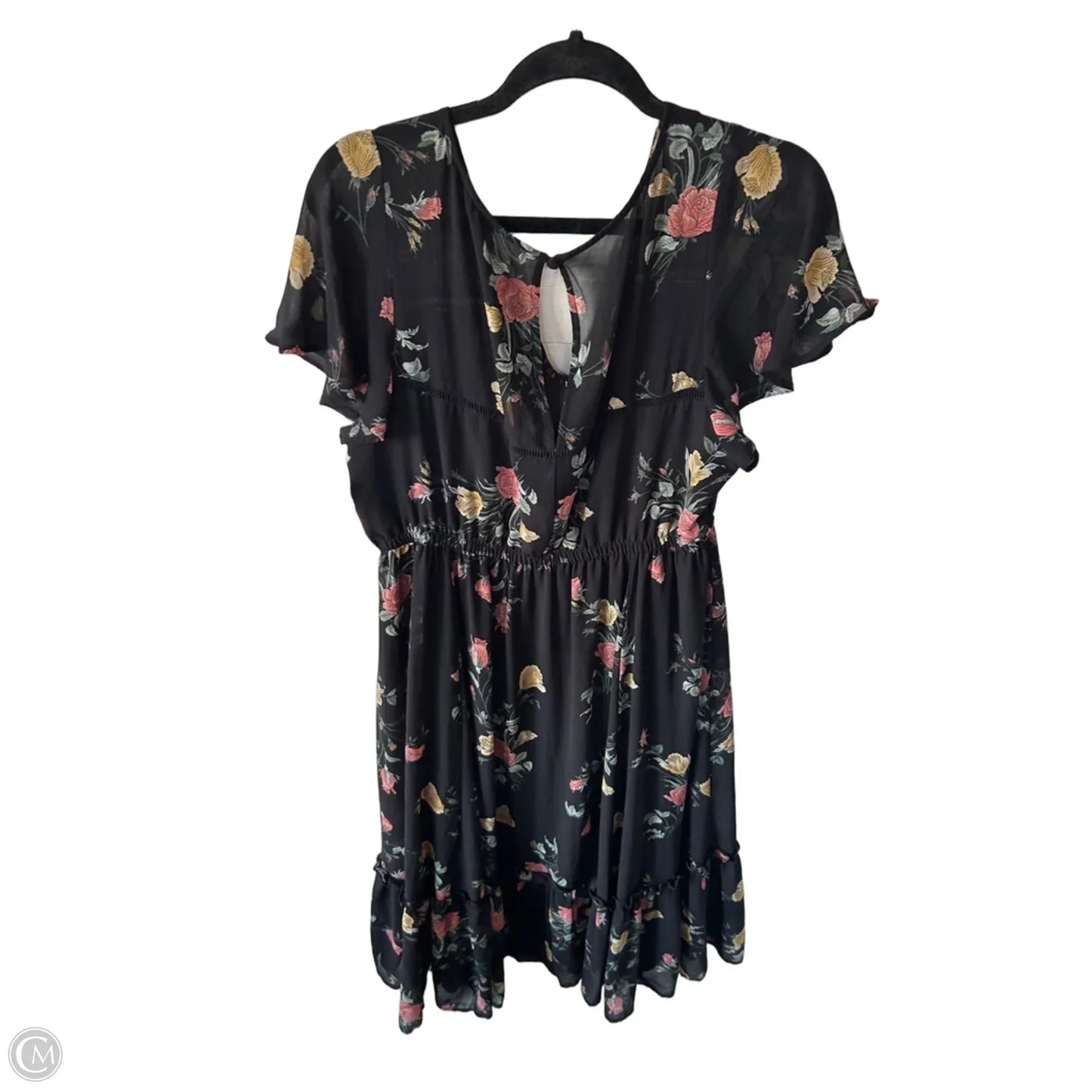 Dress Casual Midi By Torrid In Black & Pink, Size: 1x