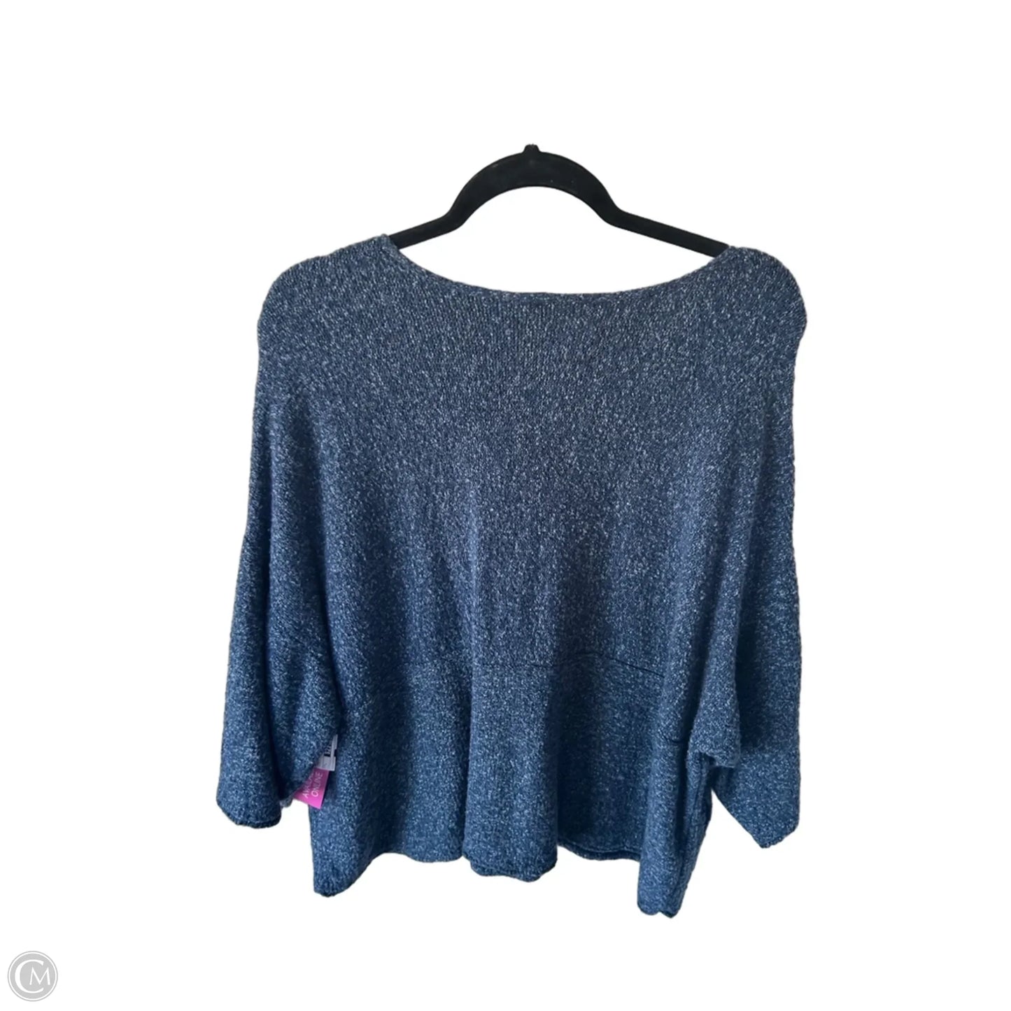Sweater Short Sleeve By Pure Jill In Blue, Size: L