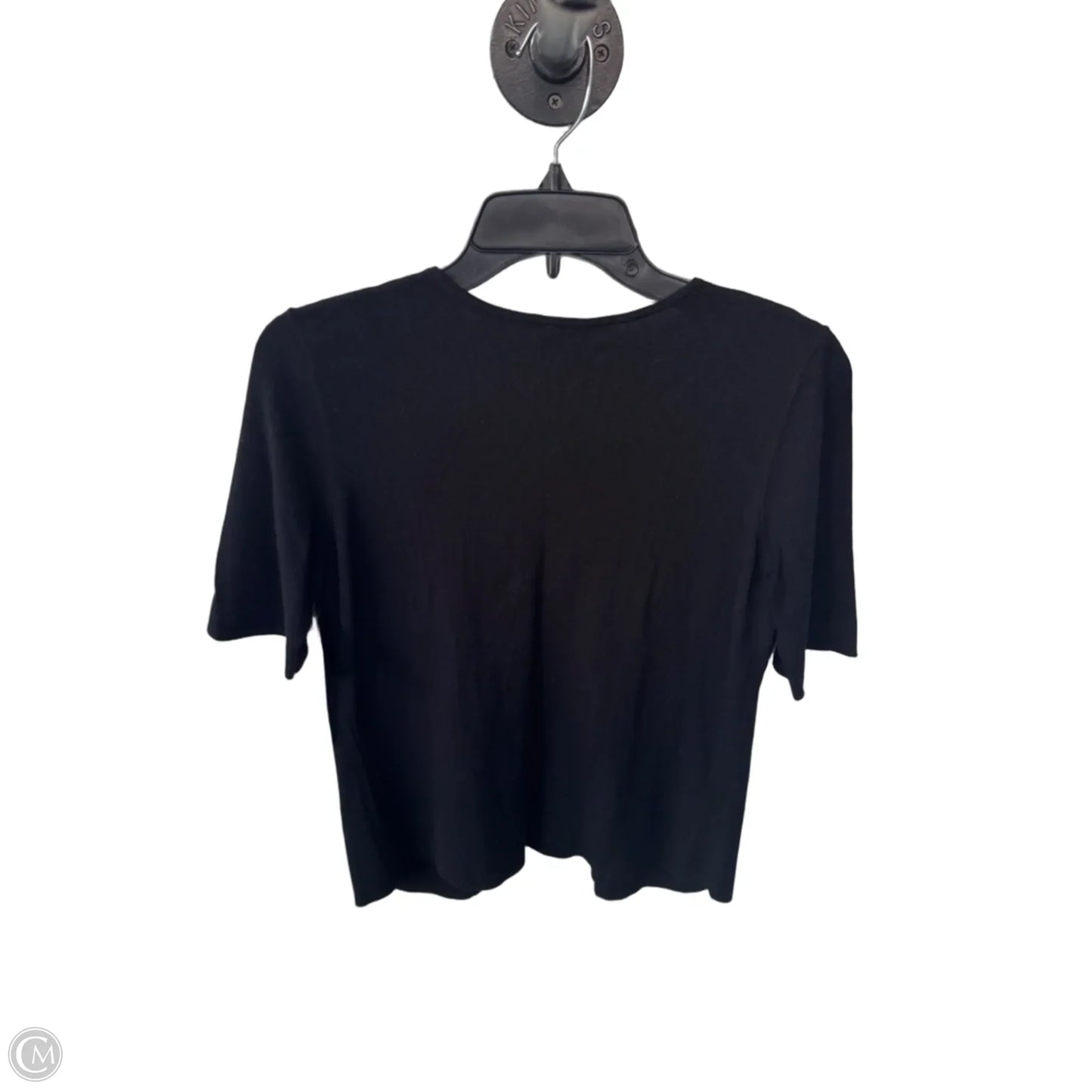 Sweater Short Sleeve By Ann Taylor In Black, Size: M