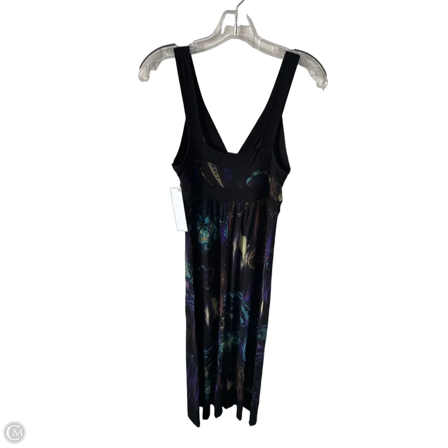 Dress Casual Maxi By Karen Kane In Black & Purple, Size: L