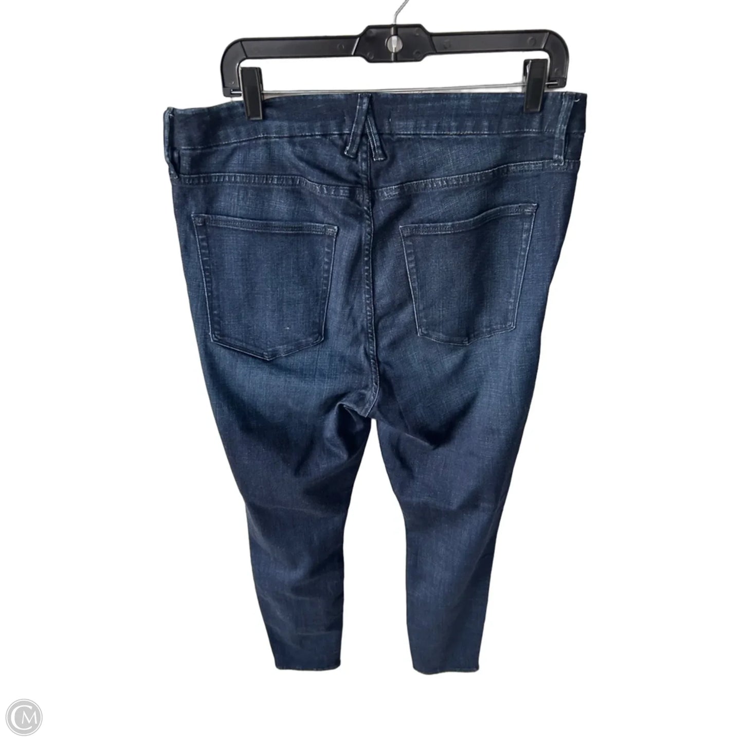 Jeans Skinny By Good American In Blue Denim, Size: 16
