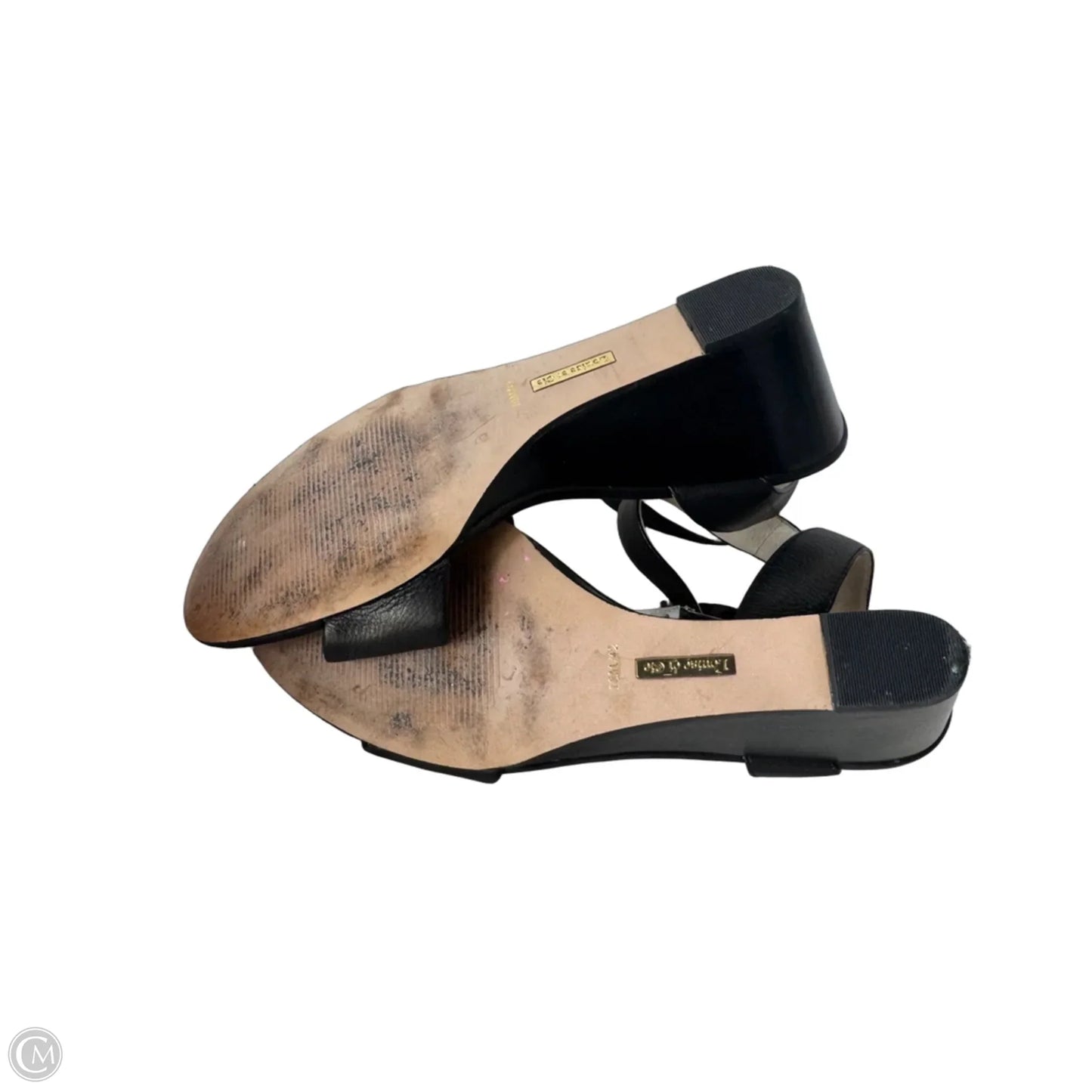 Sandals Heels Wedge By Louise Et Cie In Black, Size: 10