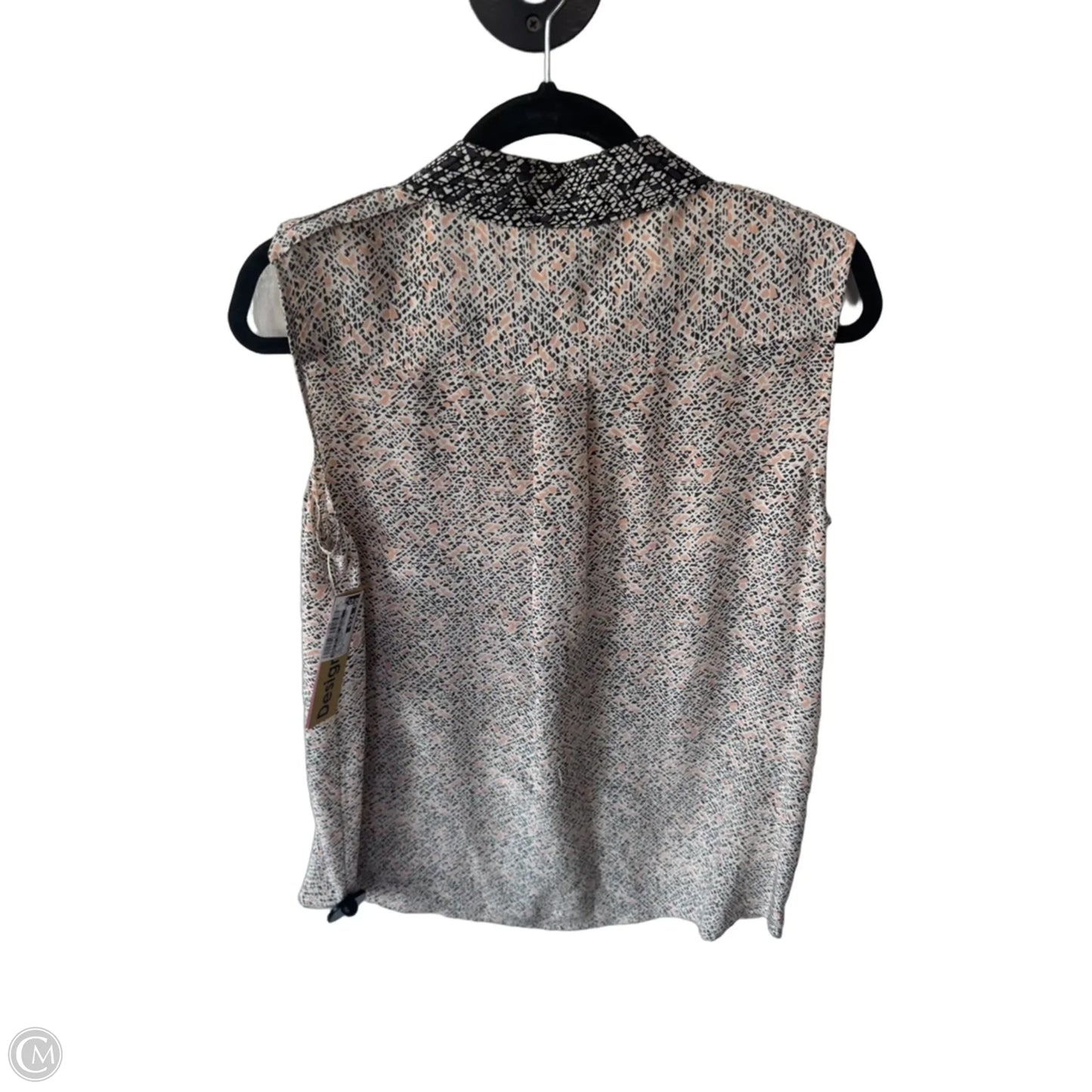 Top Sleeveless Designer By Marc By Marc Jacobs In Grey & Orange, Size: M