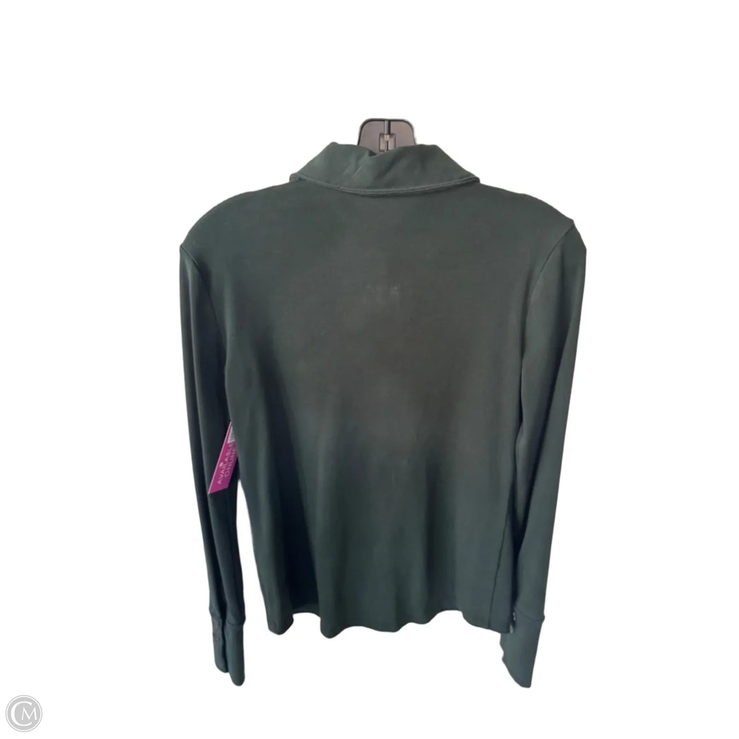 Top Long Sleeve By Banana Republic In Green, Size: Xs