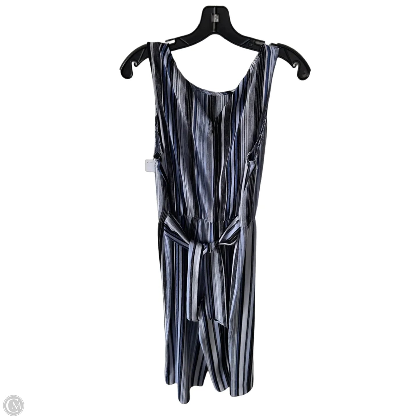 Jumpsuit By Elle In Black & Blue, Size: L