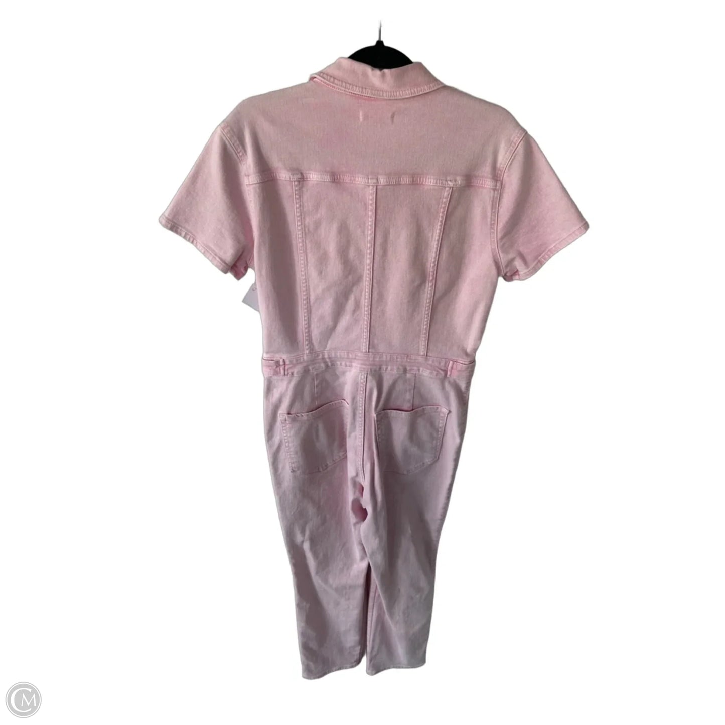 Jumpsuit By Good American In Pink Denim, Size: L