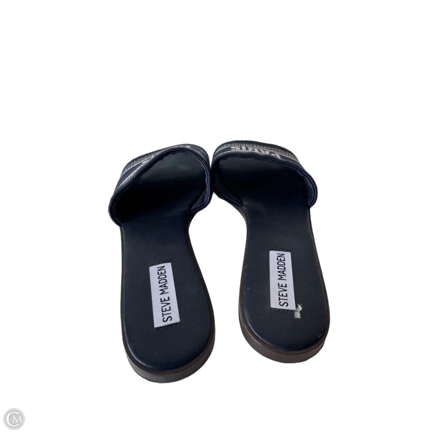 Sandals Flats By Steve Madden In Blue, Size: 8.5