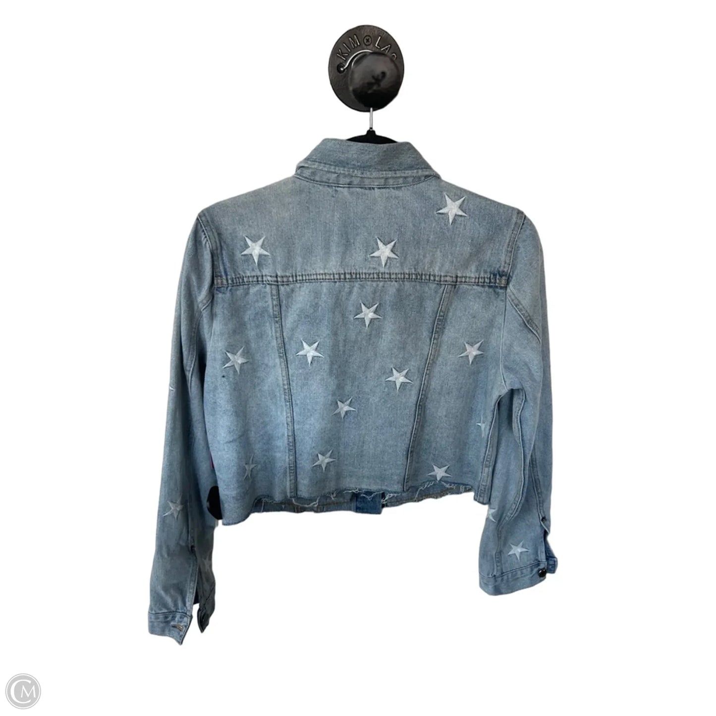 Jacket Denim By Pistola In Blue Denim, Size: M