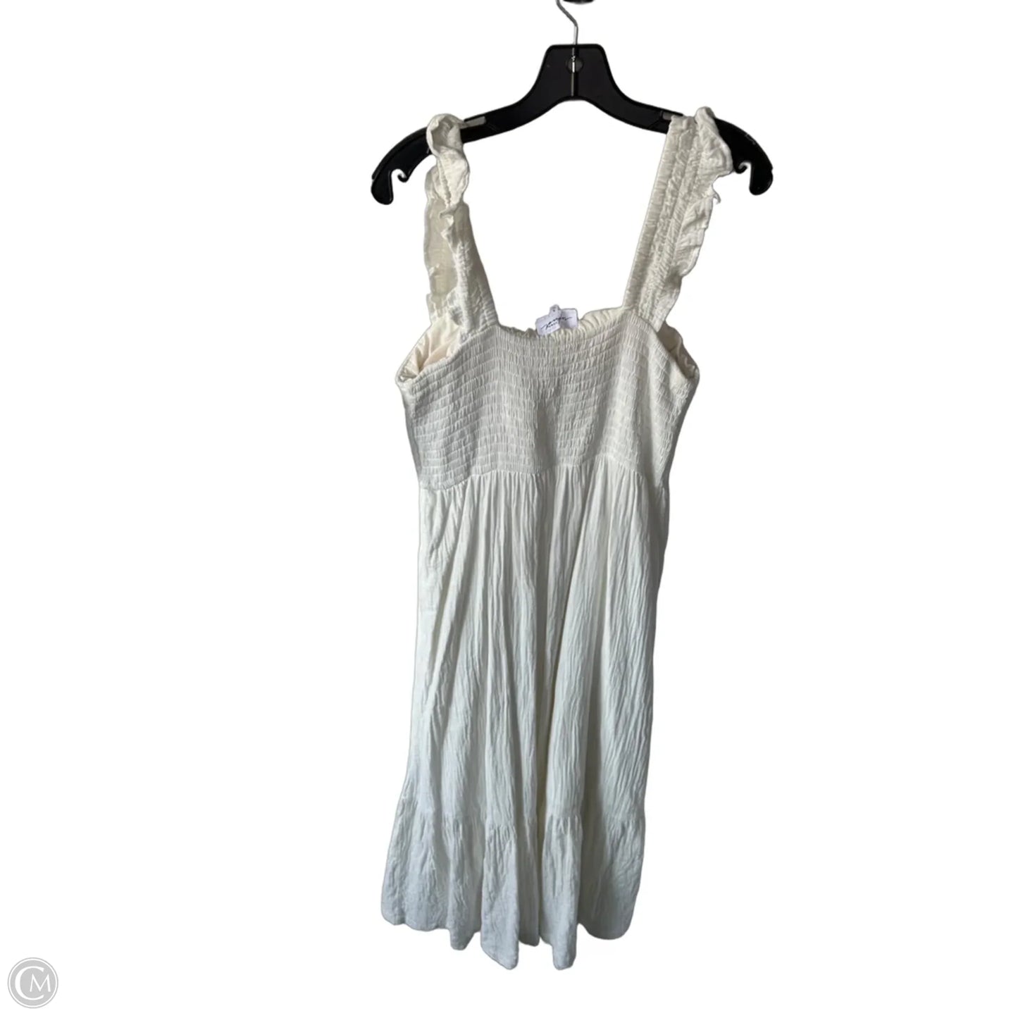 Dress Casual Maxi By Soma In White, Size: L