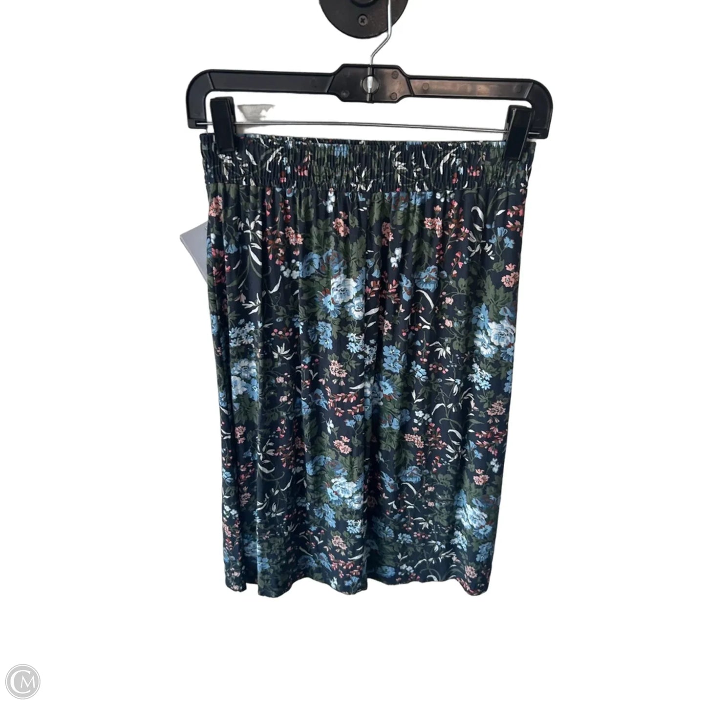 Skirt Mini & Short By Loft In Blue & Green, Size: Xxsp