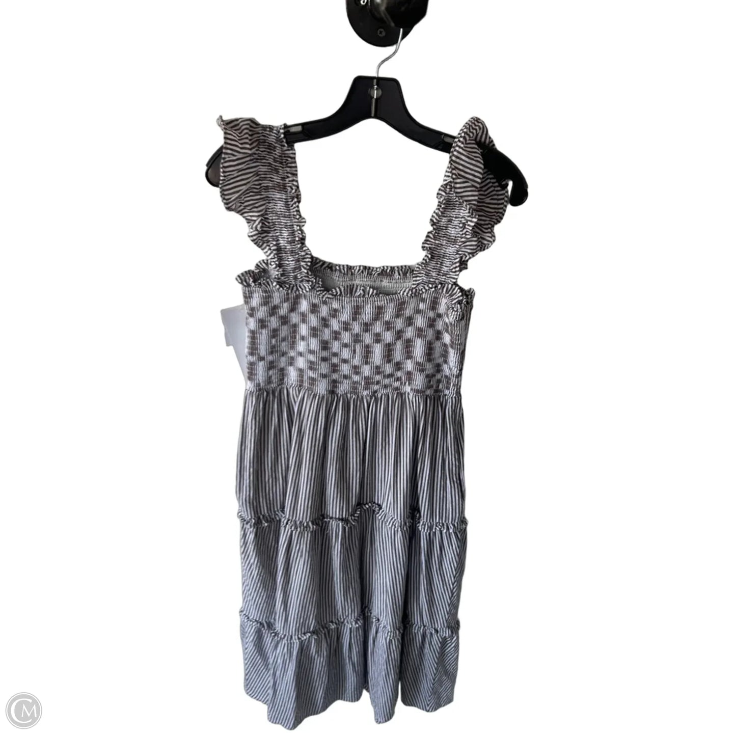 Dress Casual Midi By Sugar Lips In Brown & White, Size: M