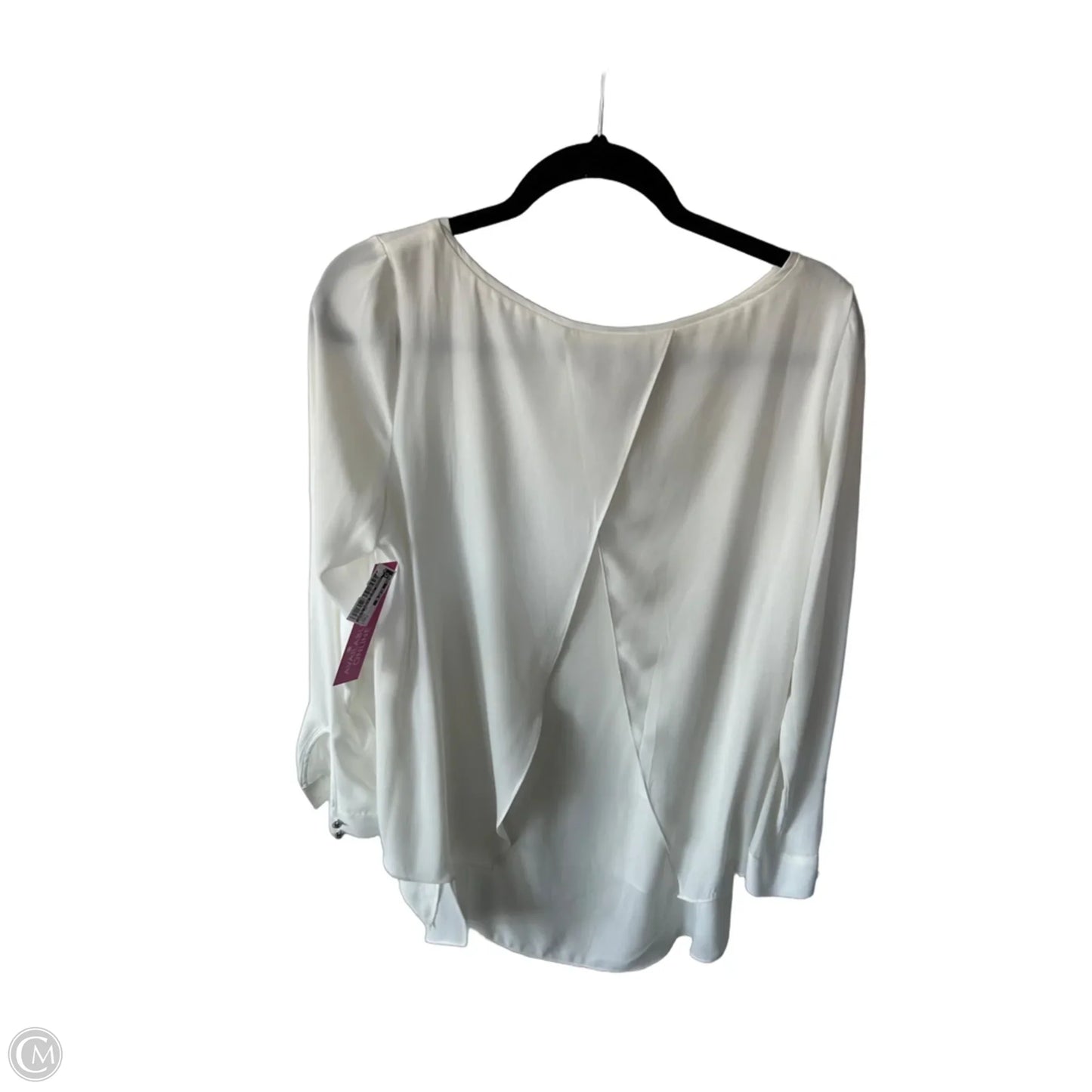 Tunic Long Sleeve By White House Black Market In White, Size: S