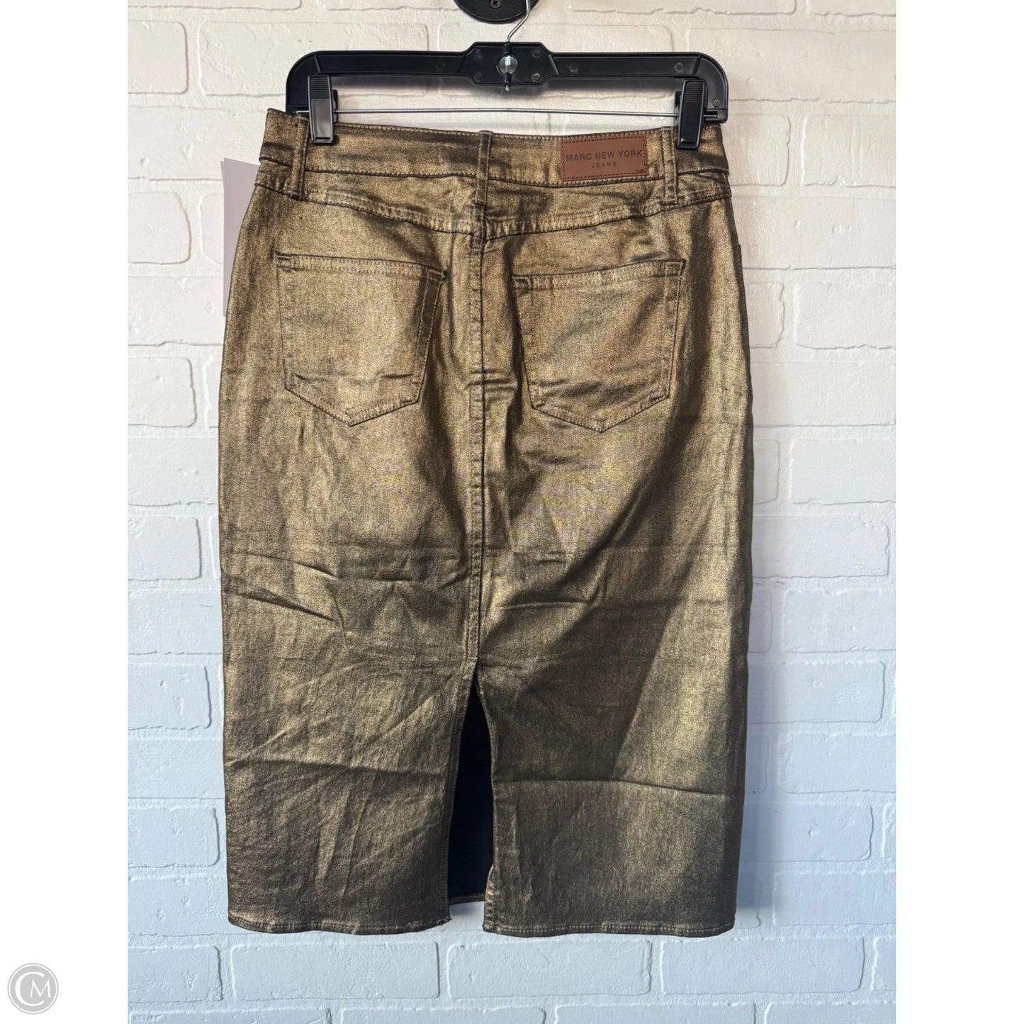 Skirt Midi By Marc New York In Gold, Size: 4
