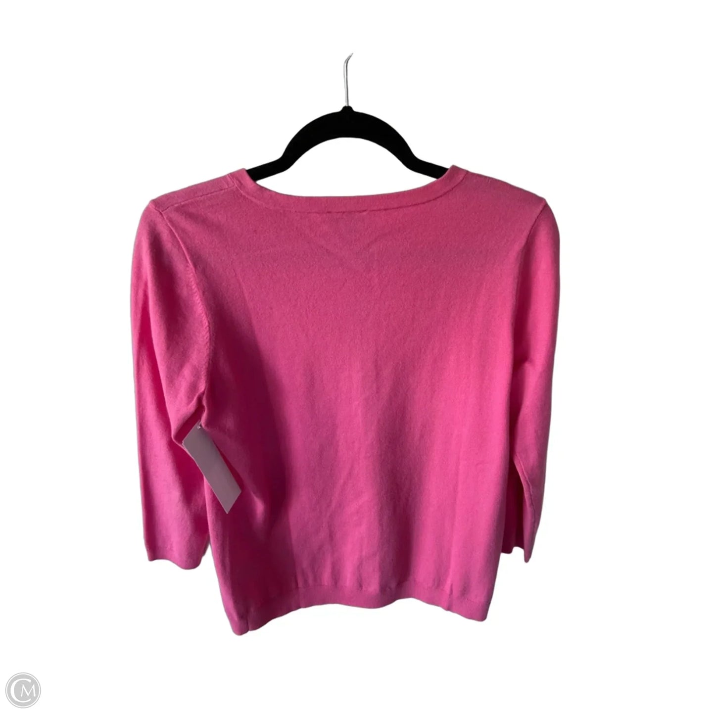 Sweater Cardigan By Talbots In Pink, Size: S