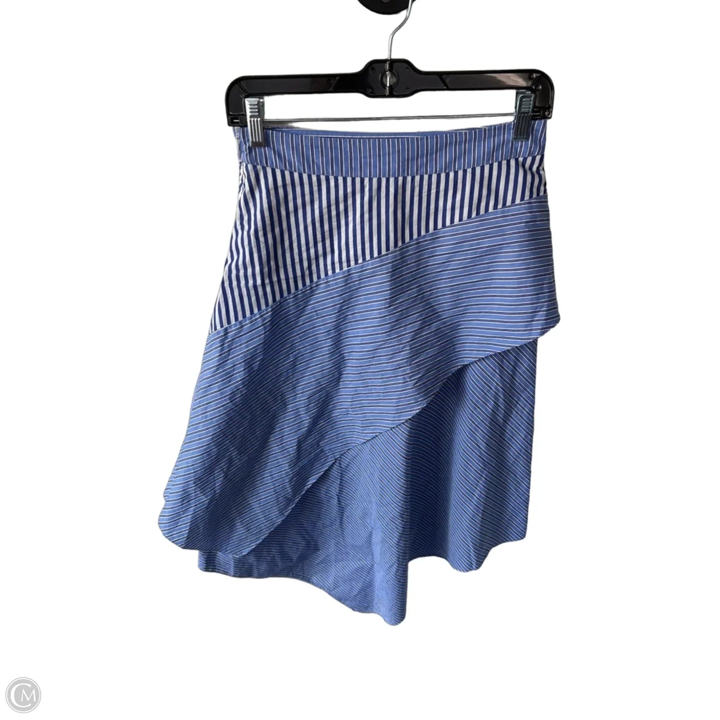 Skirt Midi By Cma In Blue & White, Size: S