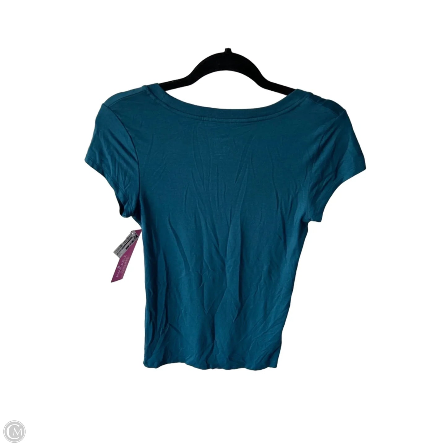 Top Short Sleeve Basic By Mossimo In Blue, Size: S