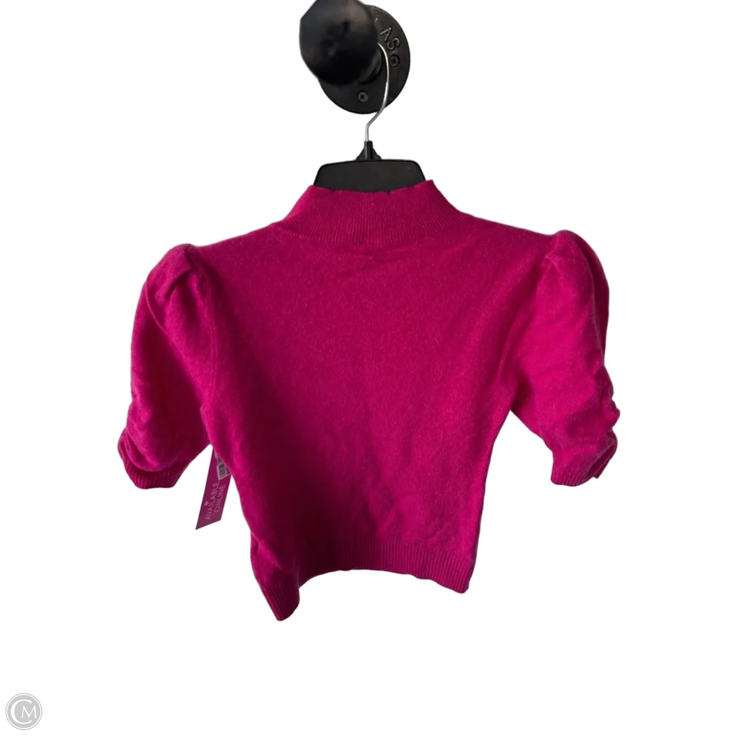 Sweater Short Sleeve By Anthropologie In Pink, Size: Xs