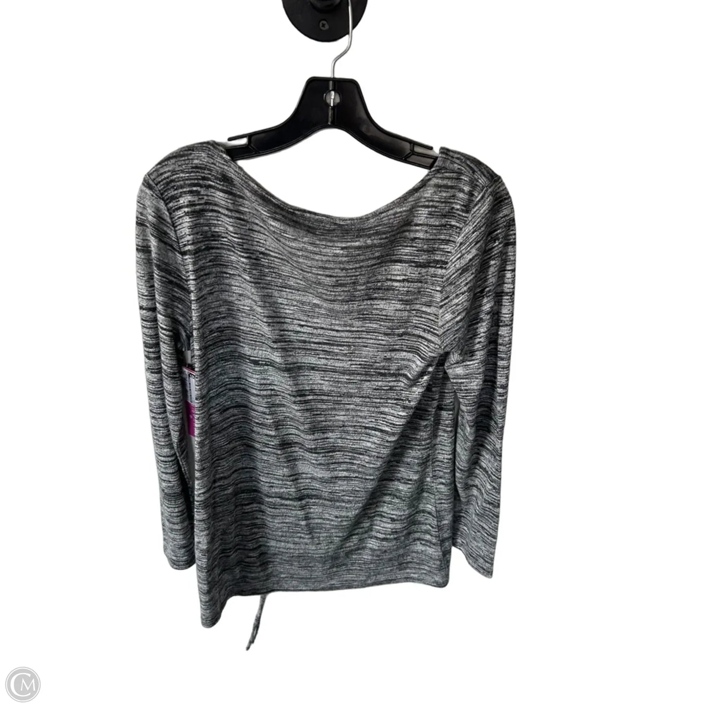 Top Long Sleeve By White House Black Market In Grey, Size: M