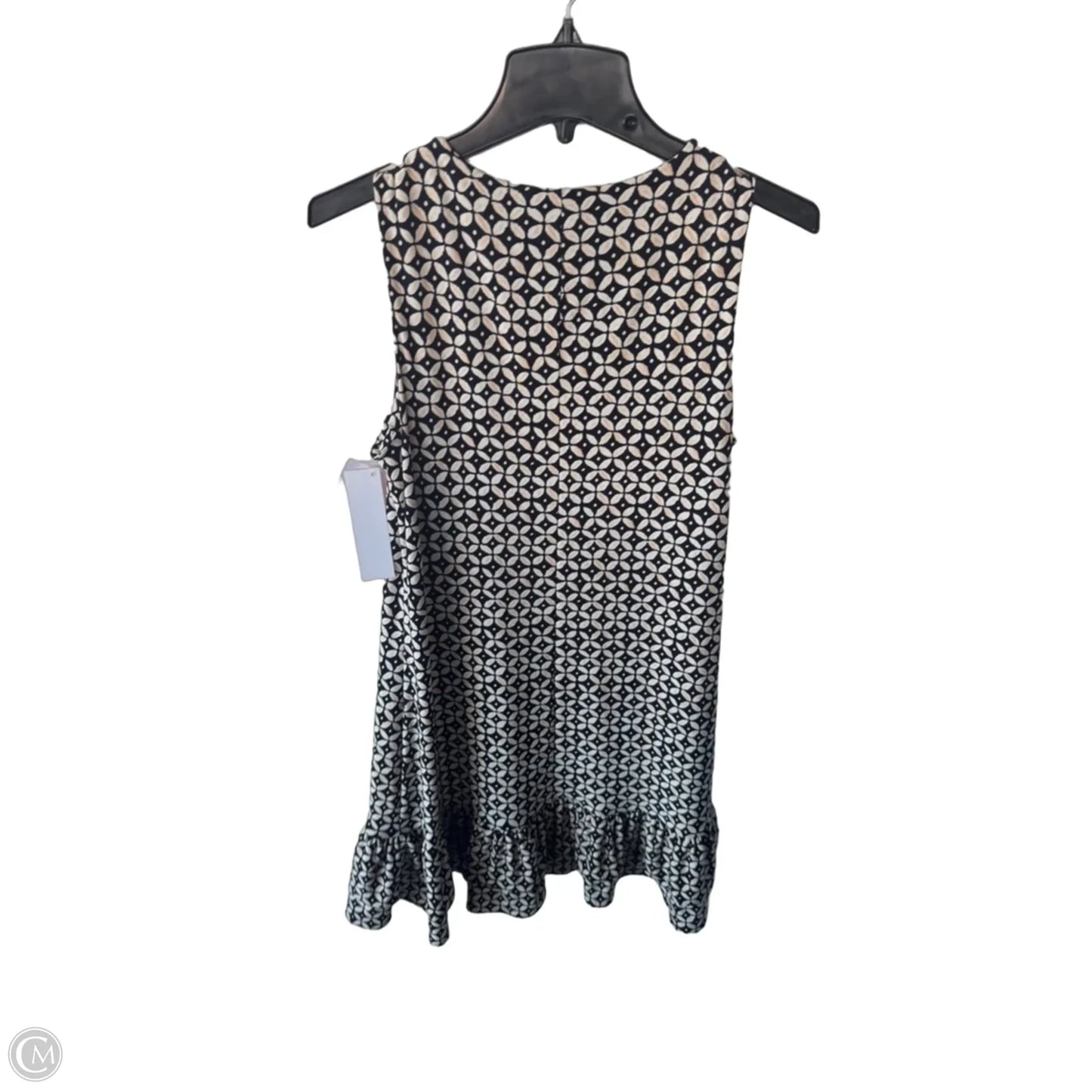 Dress Casual Short By Clothes Mentor In Black & Tan, Size: M