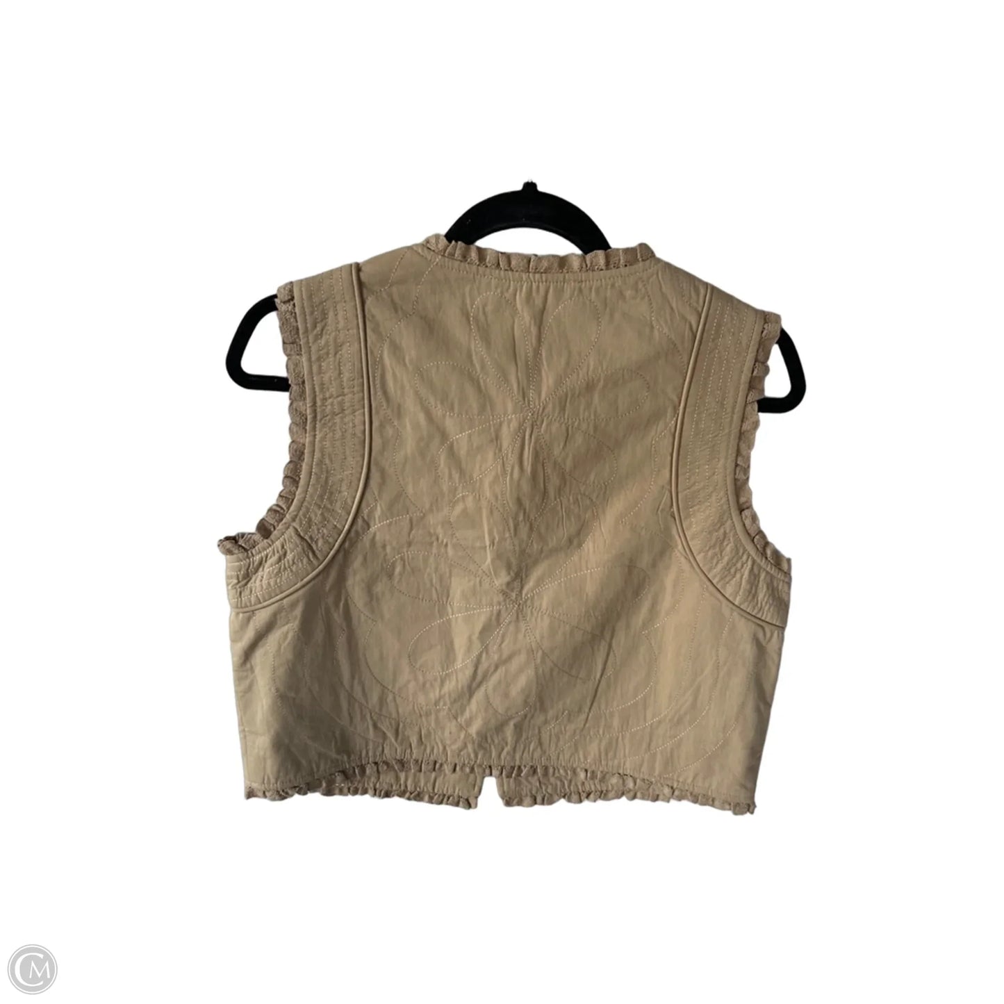 Vest Other By Cmc In Tan, Size: S