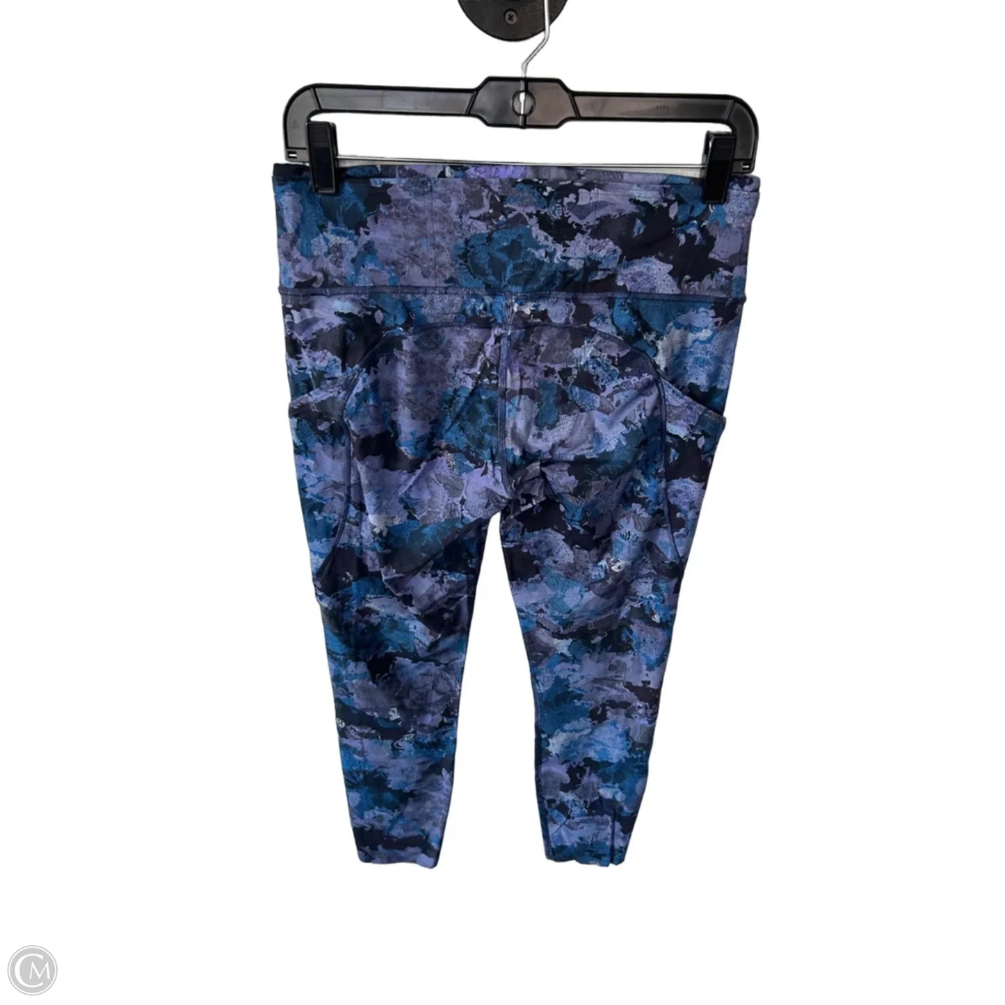 Athletic Leggings By Lululemon In Blue & Purple, Size: 10