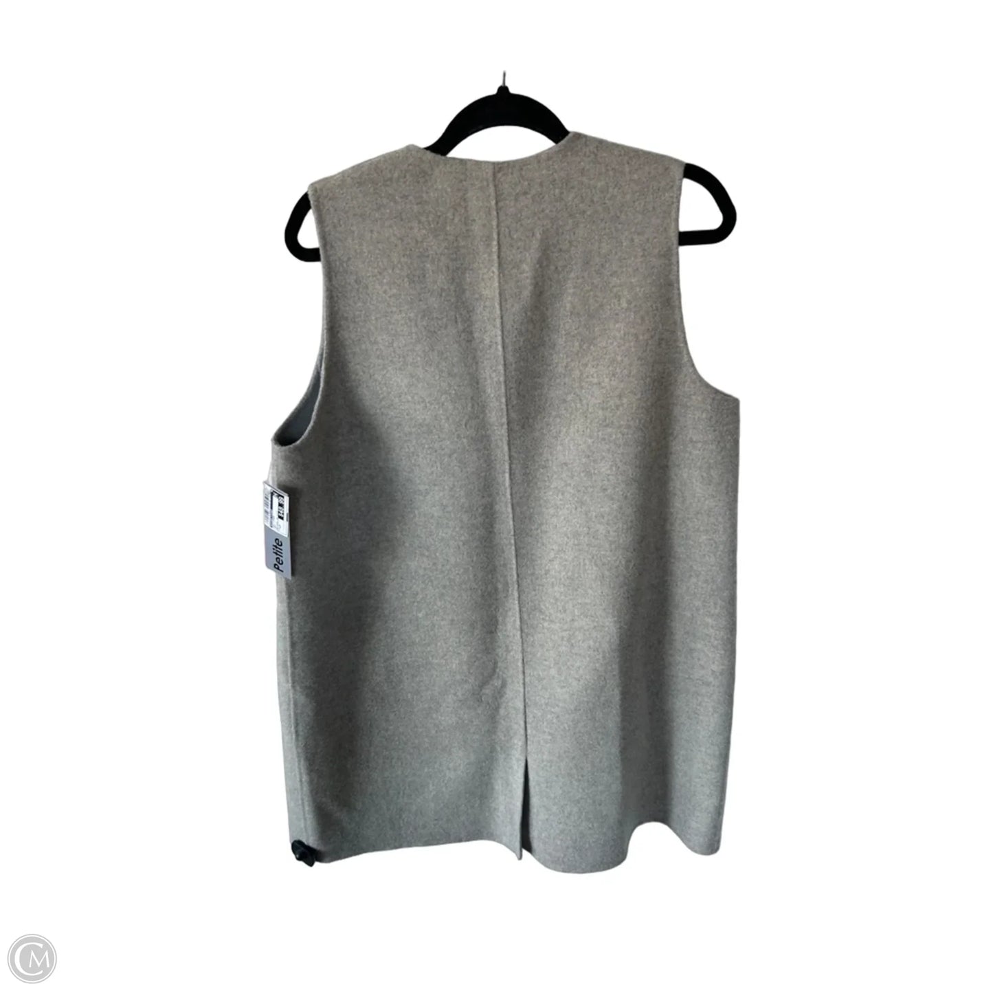 Vest Other By Eileen Fisher In Grey, Size: Lp