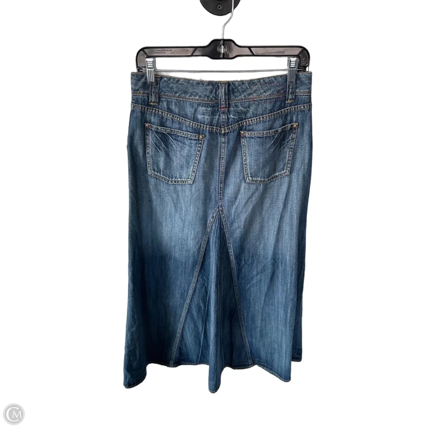 Skirt Maxi By Tommy Hilfiger In Blue Denim, Size: 4