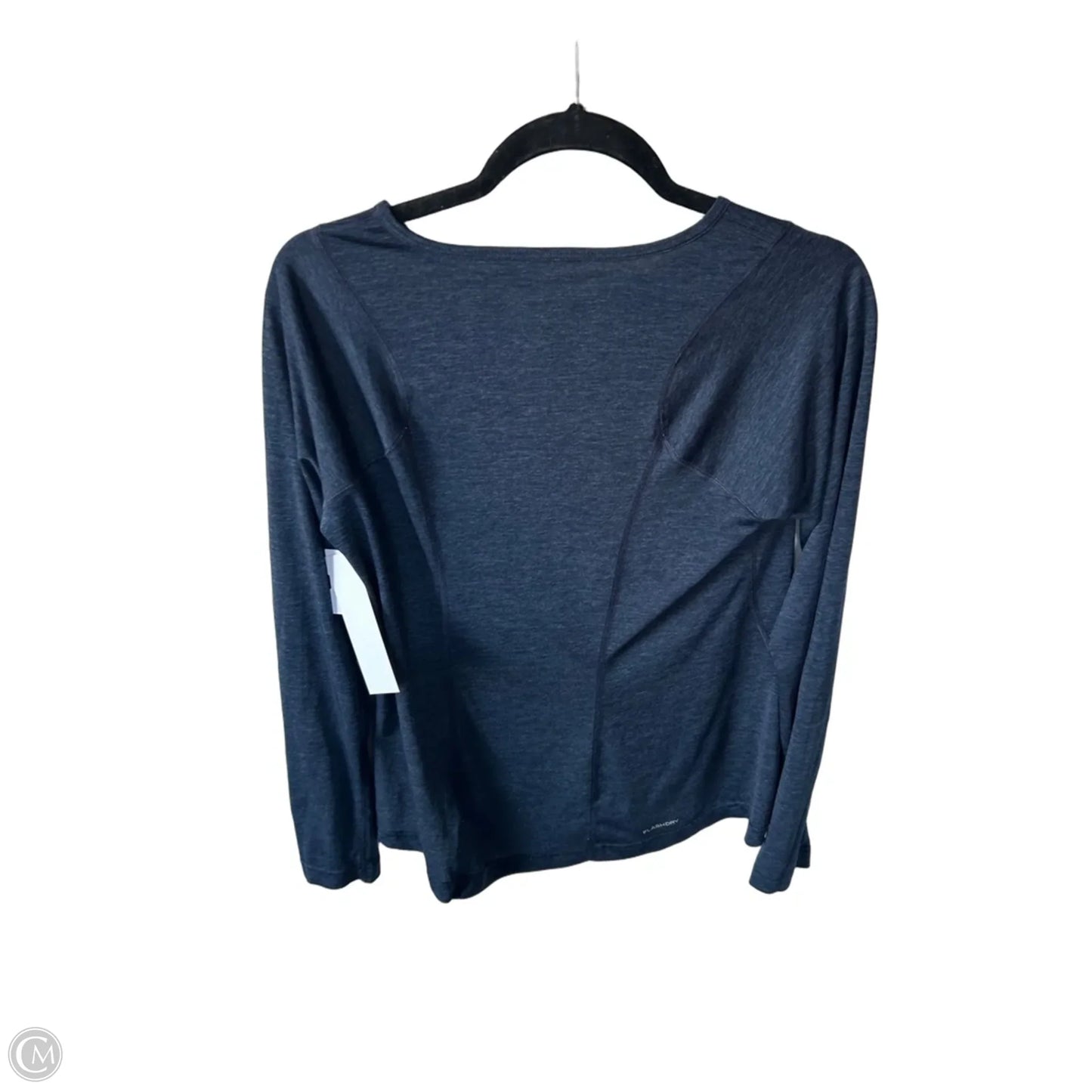Athletic Top Long Sleeve Crewneck By The North Face In Blue, Size: M