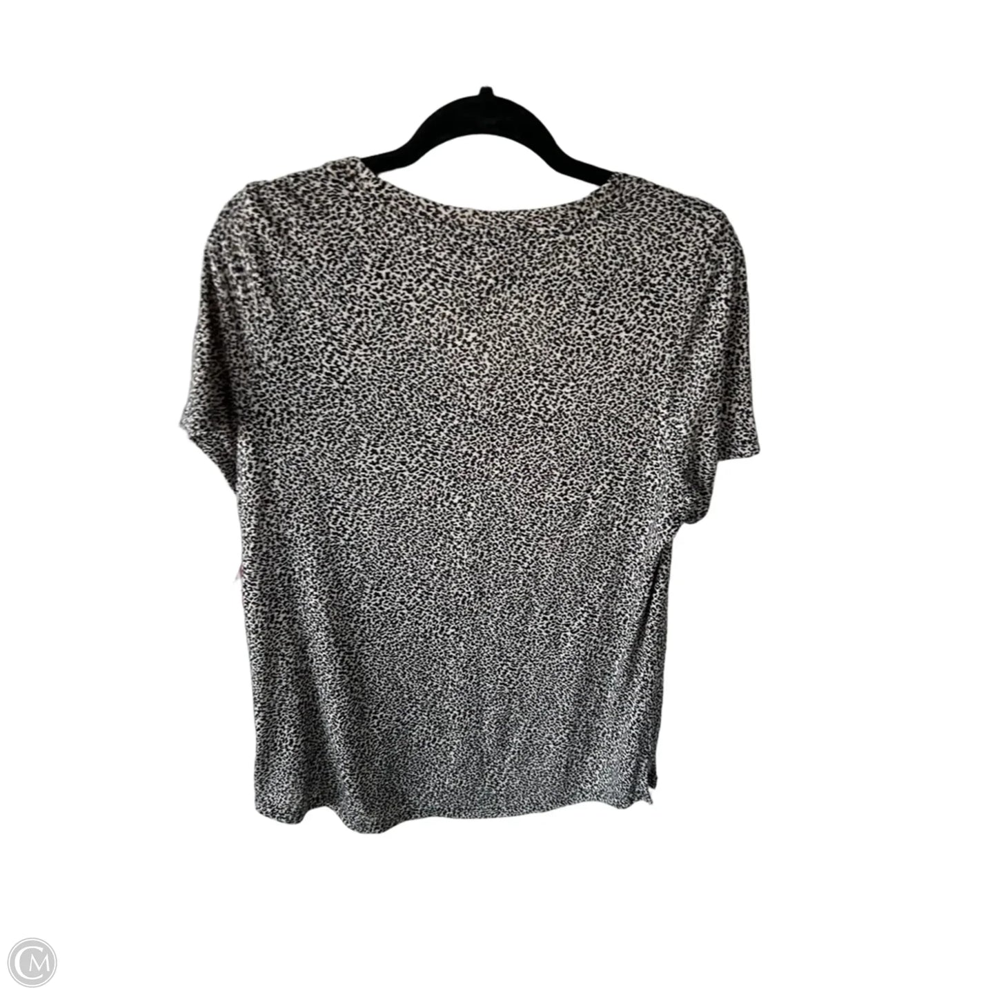 Athletic Top Short Sleeve By Athleta In Animal Print, Size: L