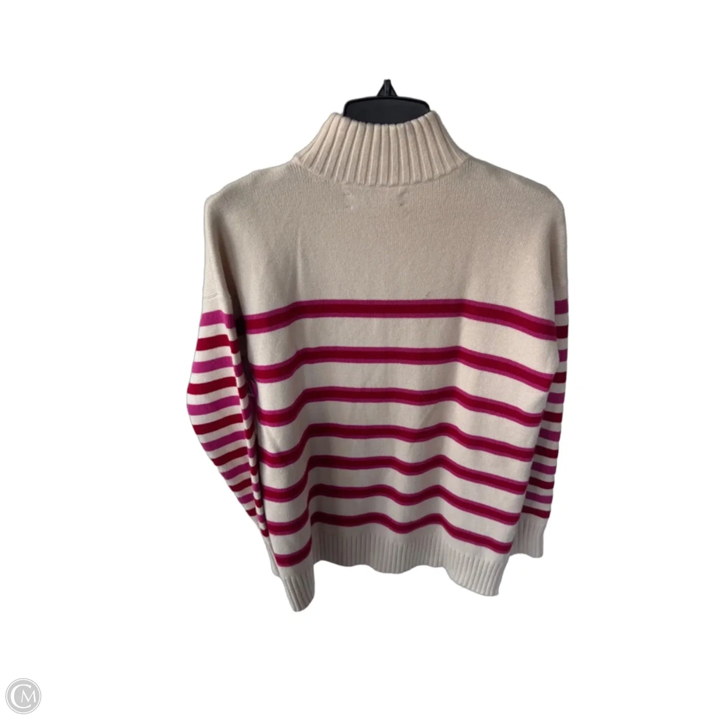Sweater By Loft In Pink & Tan, Size: M