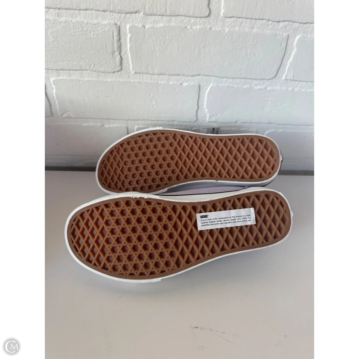 Shoes Sneakers By Vans In Purple & White, Size: 6.5