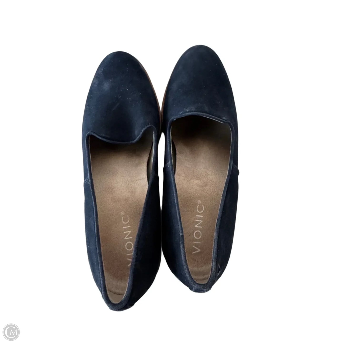 Shoes Heels Wedge By Vionic In Blue, Size: 8
