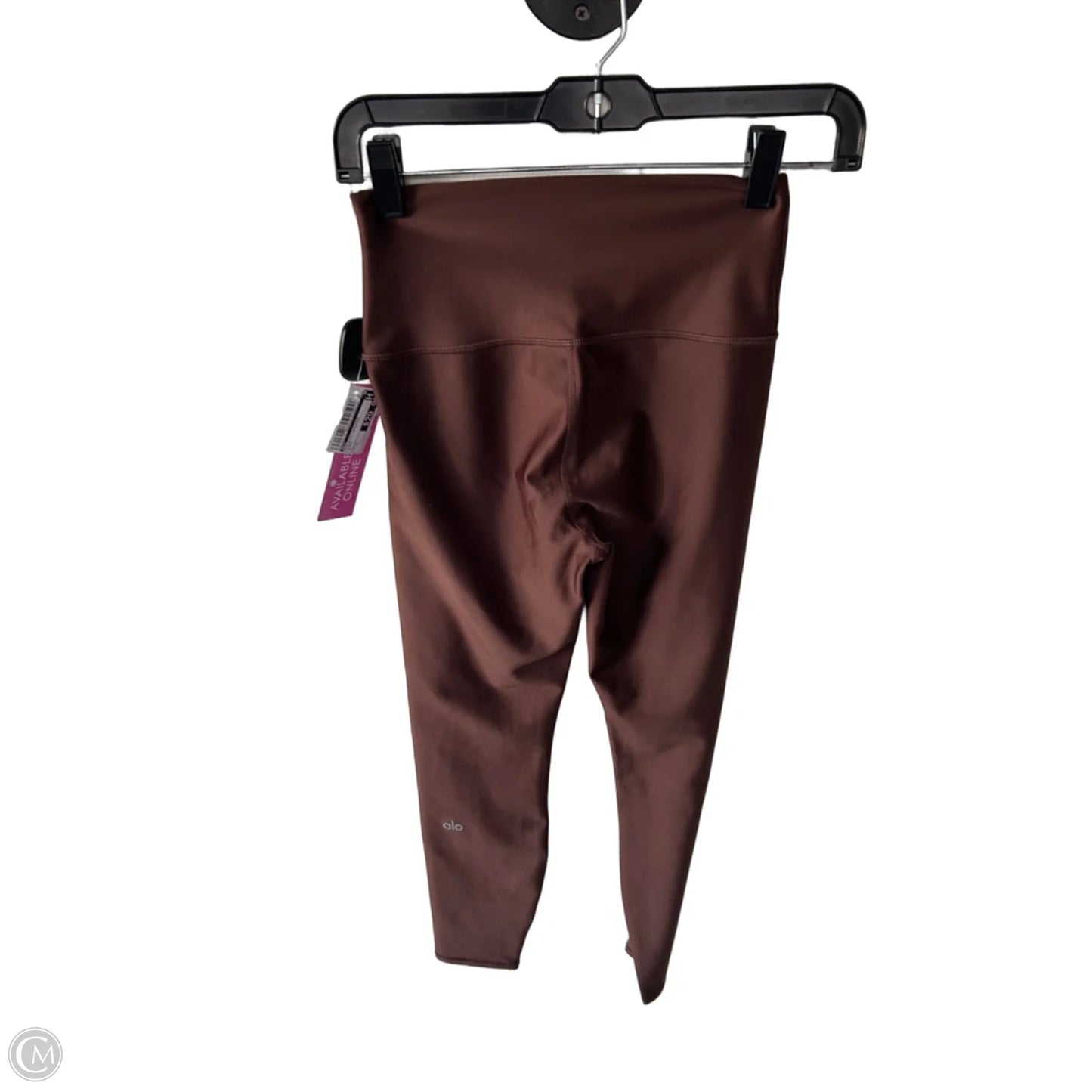 Athletic Leggings By Alo In Brown, Size: S