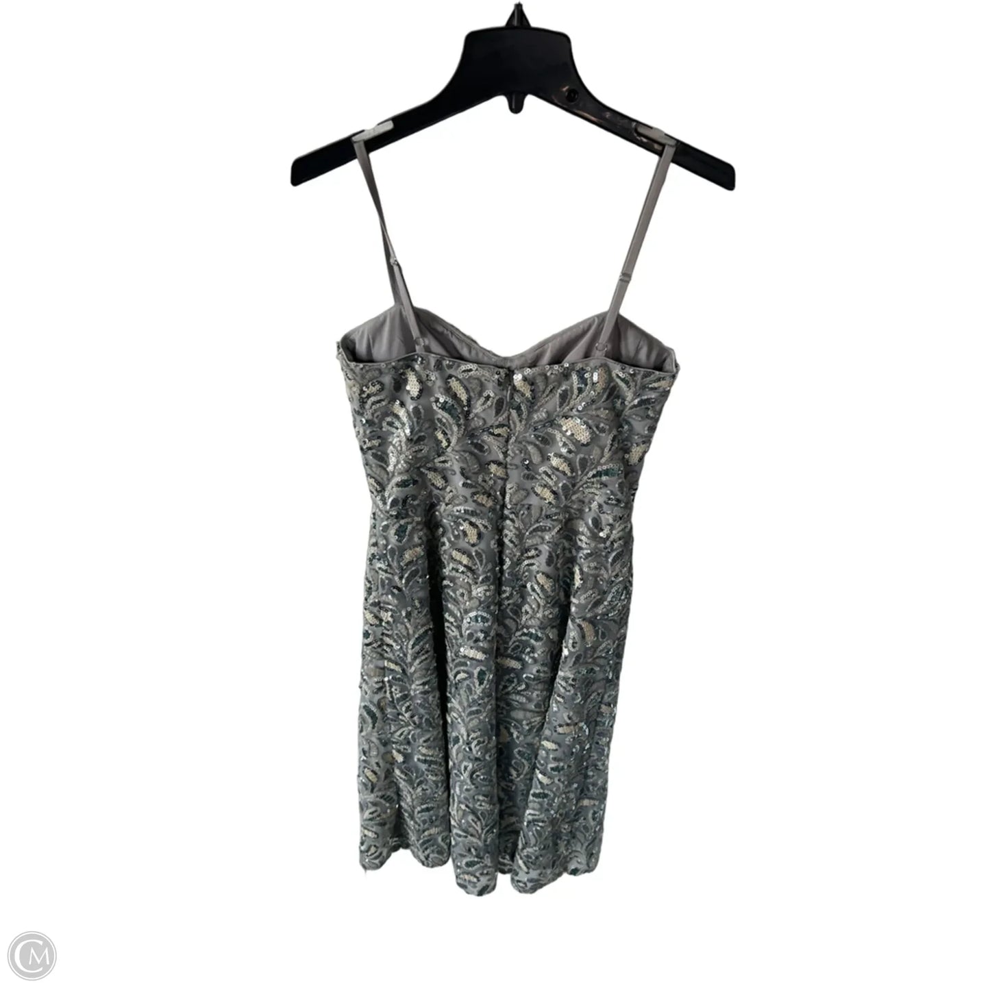 Dress Party Midi By Dress The Population In Grey & Tan, Size: S