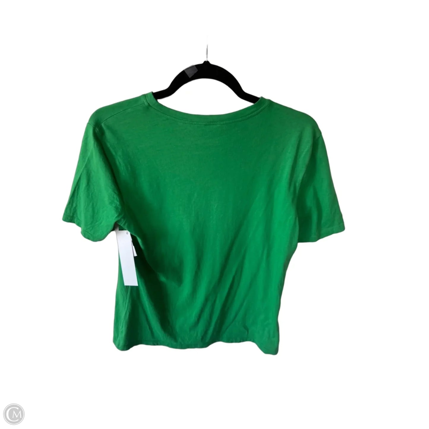 Top Short Sleeve Basic By Kule In Green & White, Size: S