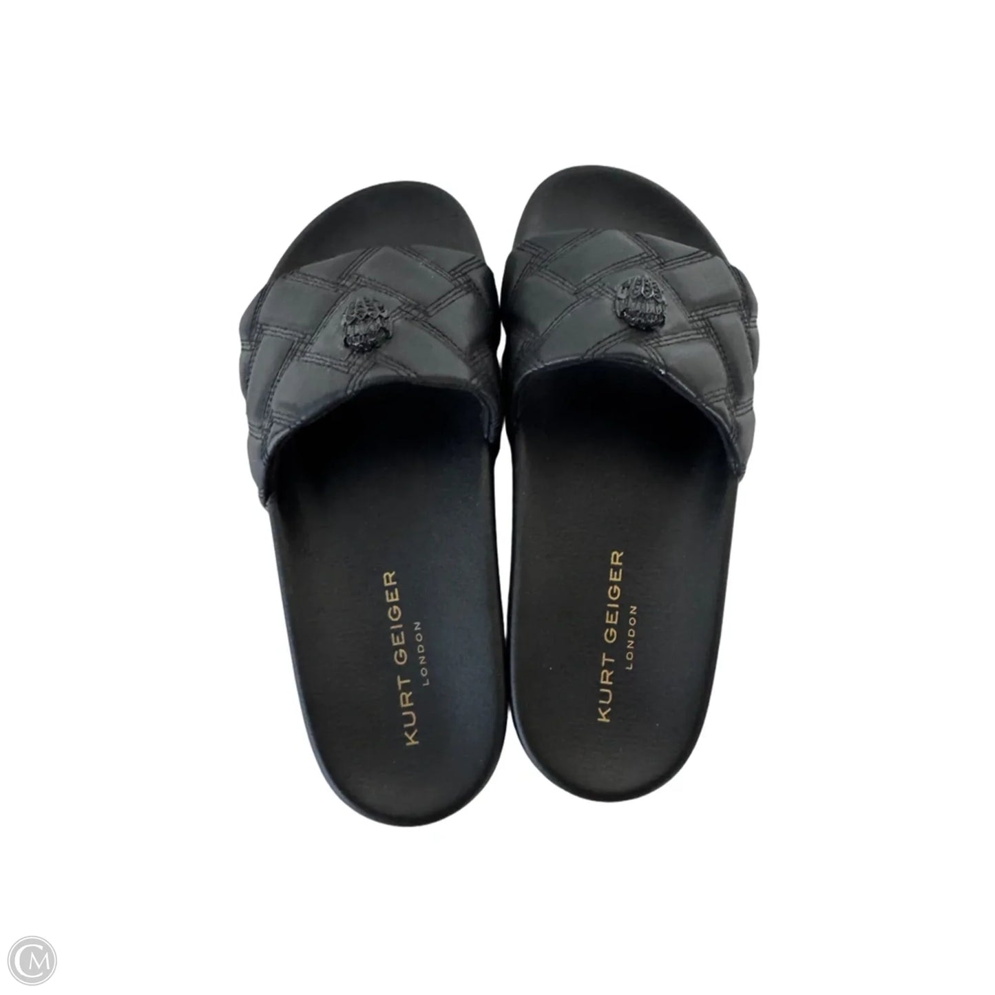 Sandals Designer By Kurt Geiger In Black, Size: 9.5