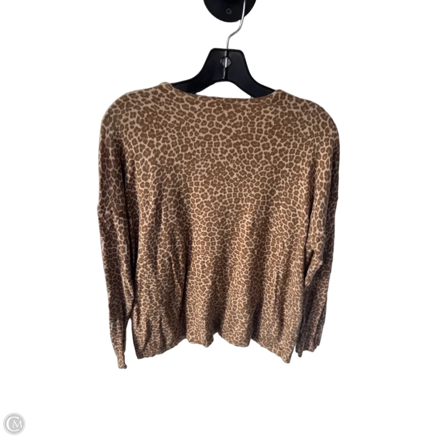 Sweater By J. Jill In Animal Print, Size: Mp