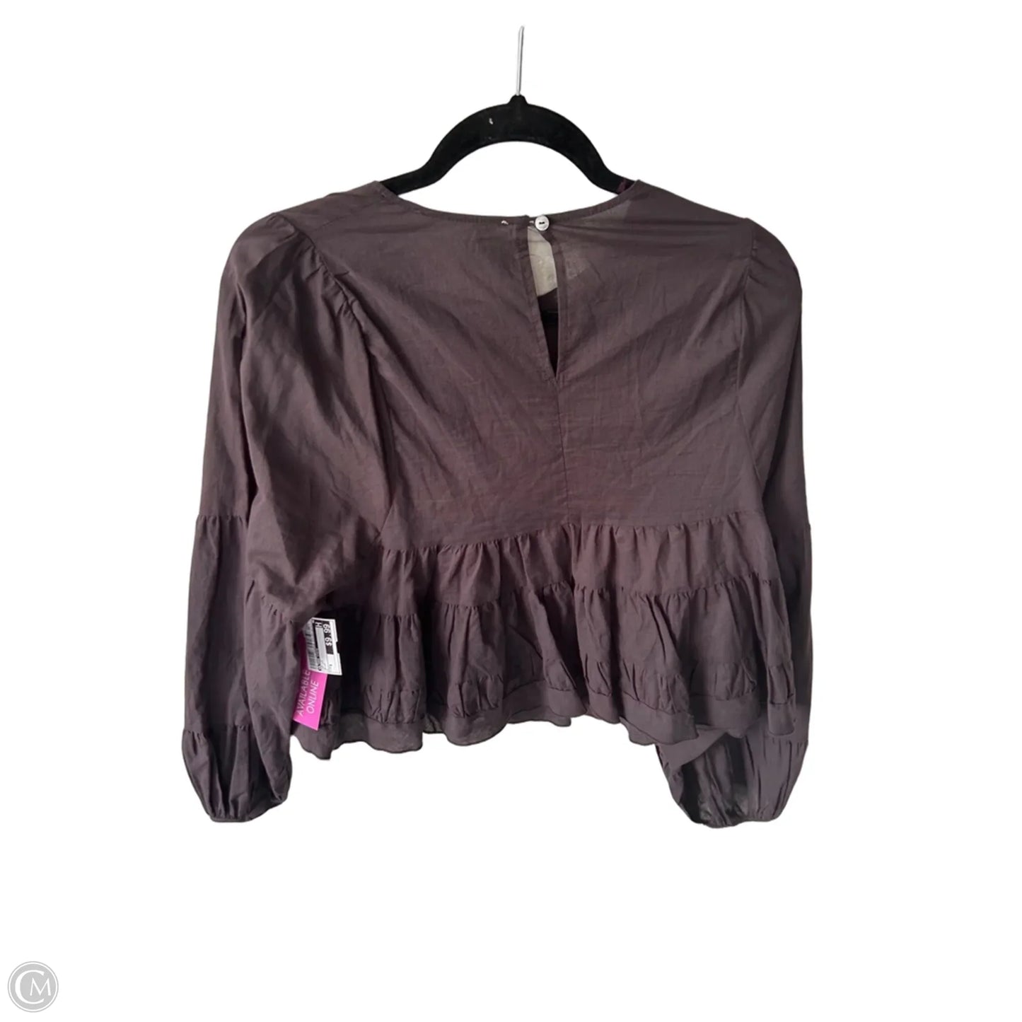 Top Long Sleeve By Altard State In Brown, Size: S
