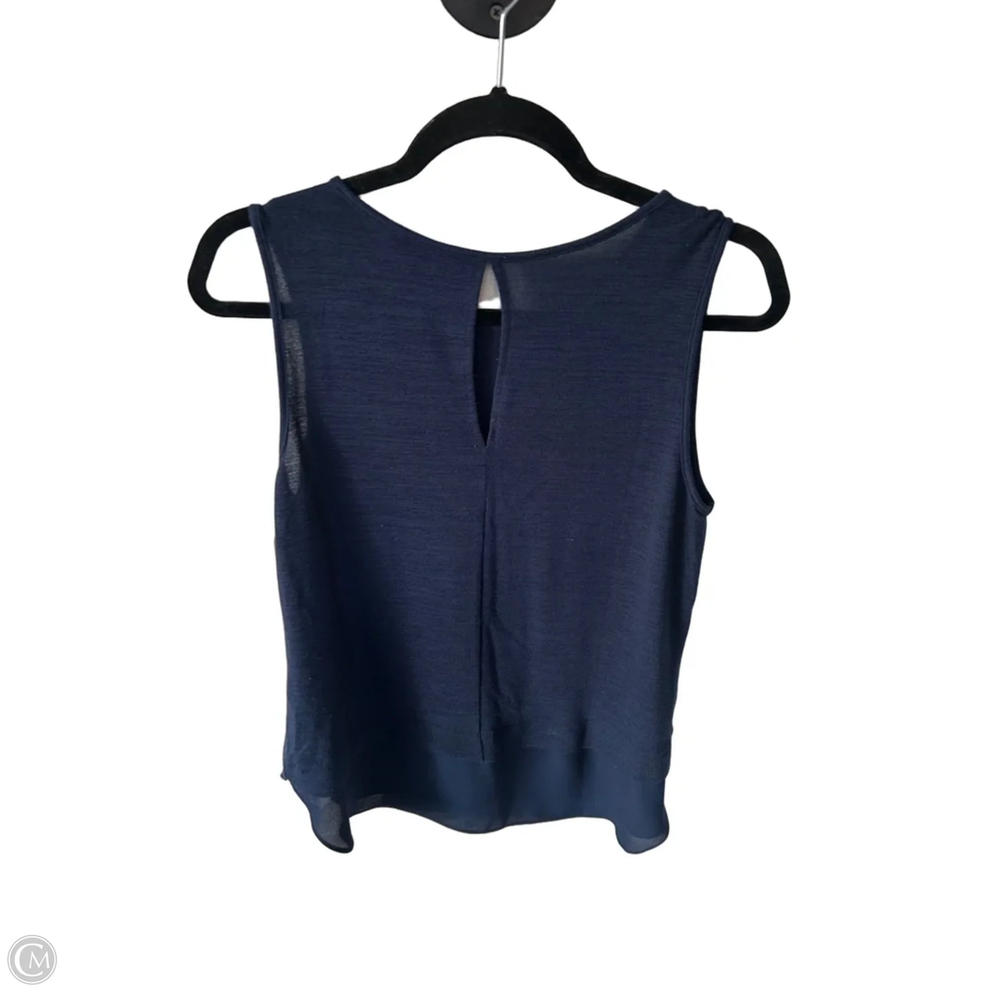 Top Sleeveless By Banana Republic In Blue, Size: Mp