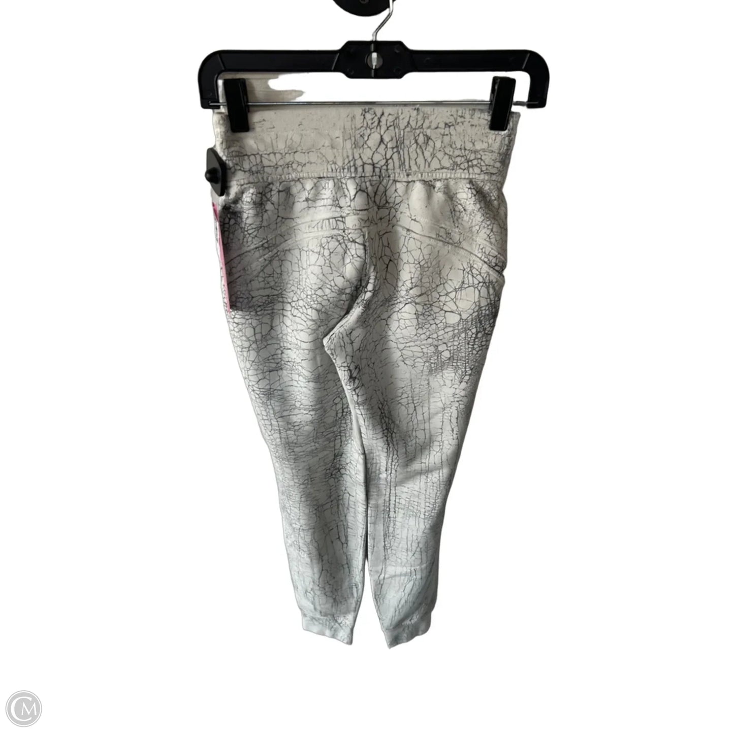 Athletic Pants By Lululemon In Grey & White, Size: 0