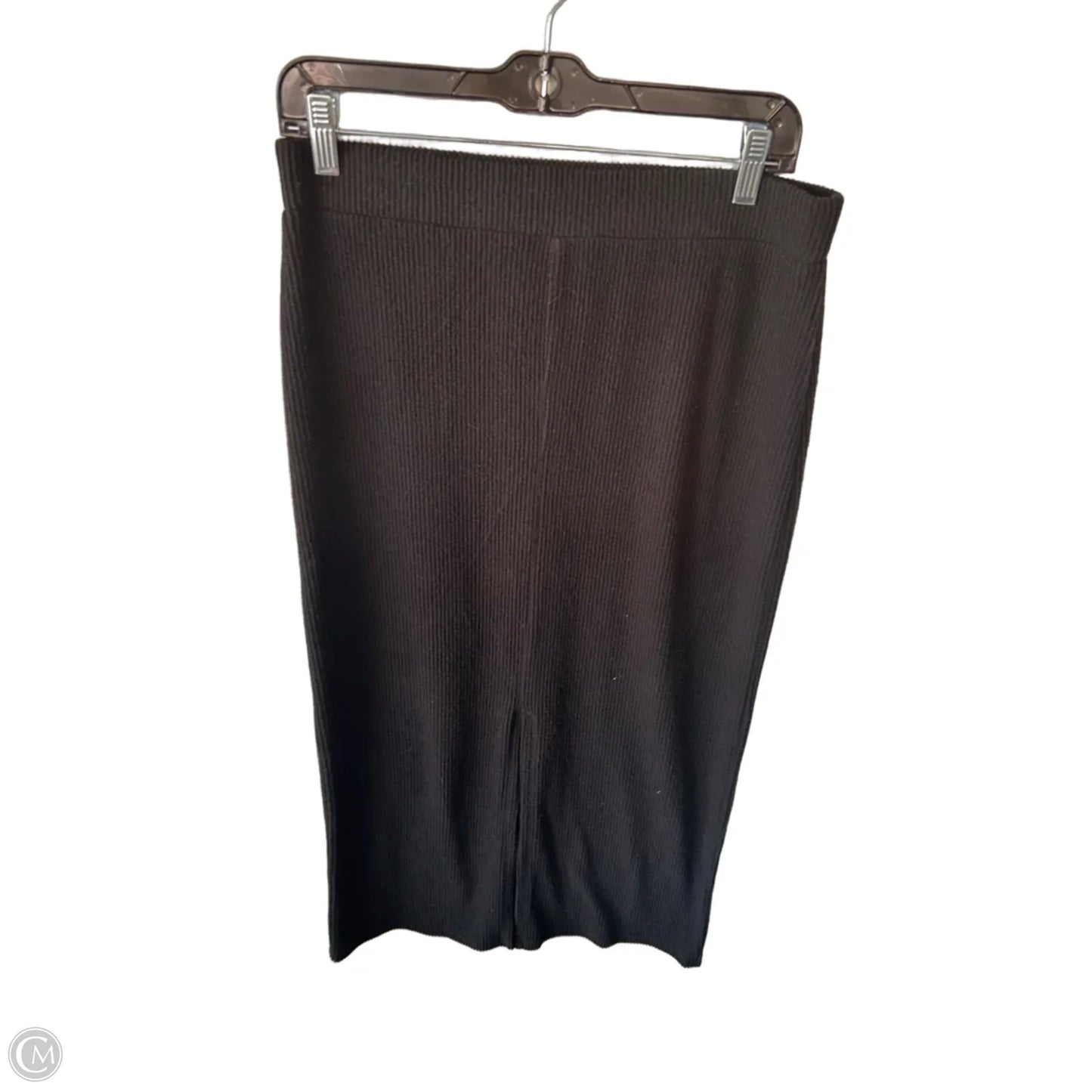 Skirt Midi By Bordeaux In Black, Size: Xl