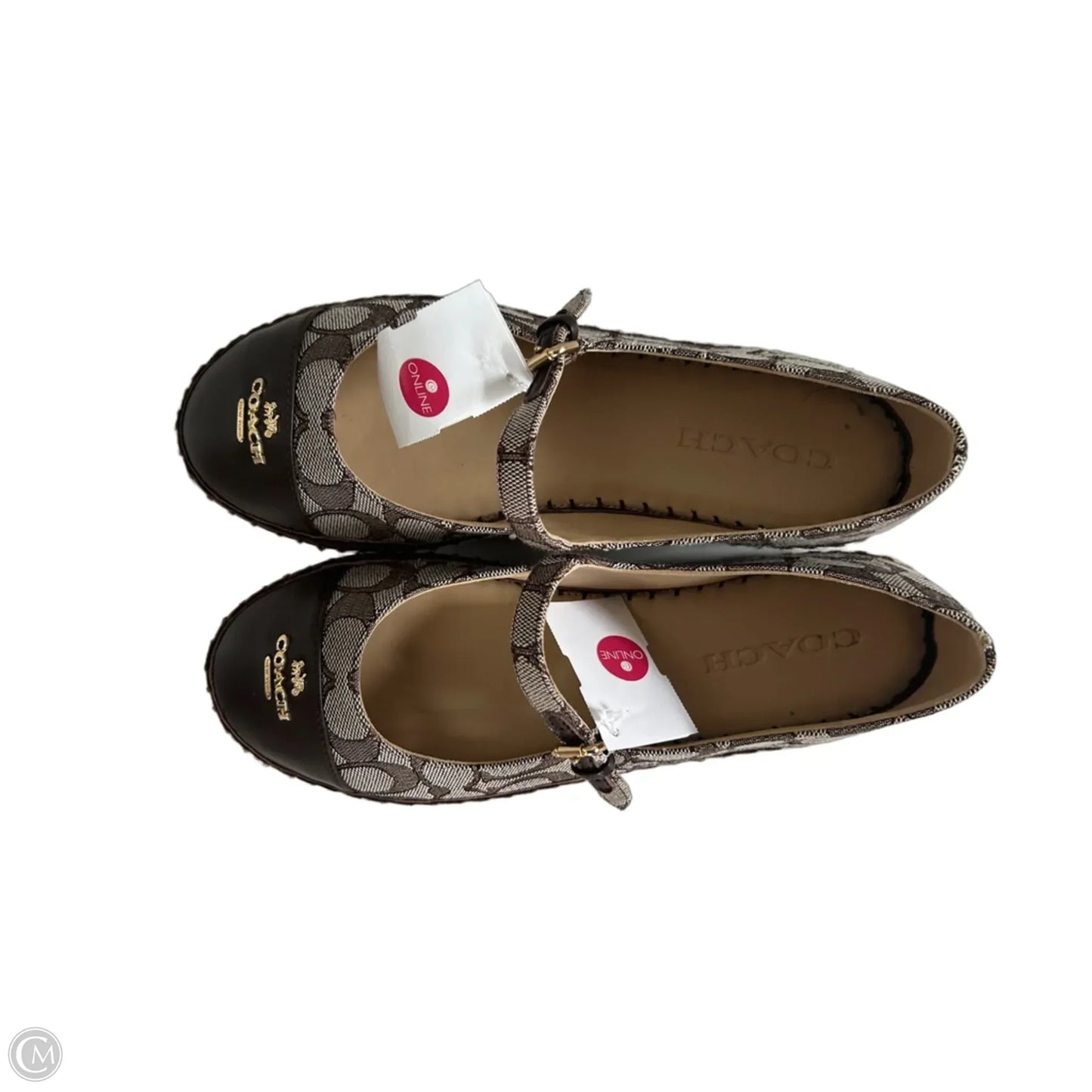 Shoes Designer By Coach In Brown & Tan, Size: 7.5