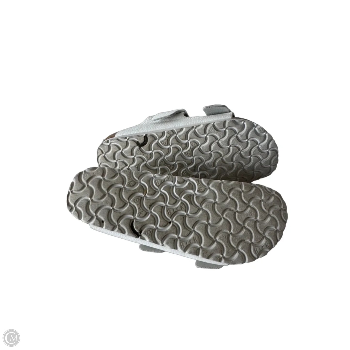 Sandals Flats By Birkenstock In White, Size: 6