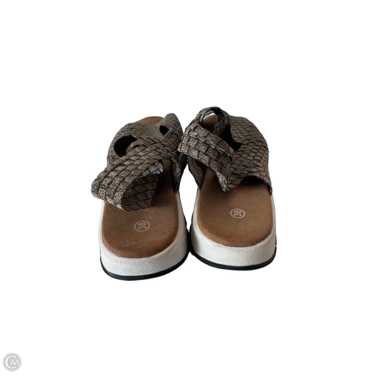 Sandals Flats By Bernie Mev In Bronze, Size: 7.5