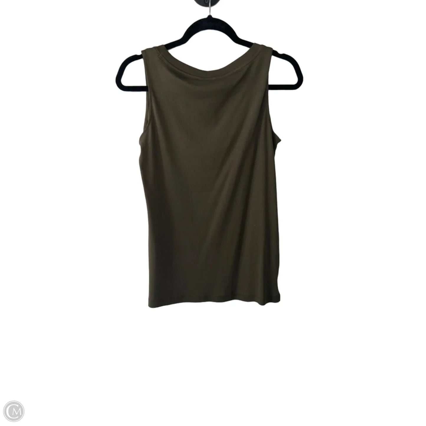 Top Sleeveless Basic By Andrea Jovine In Green, Size: S