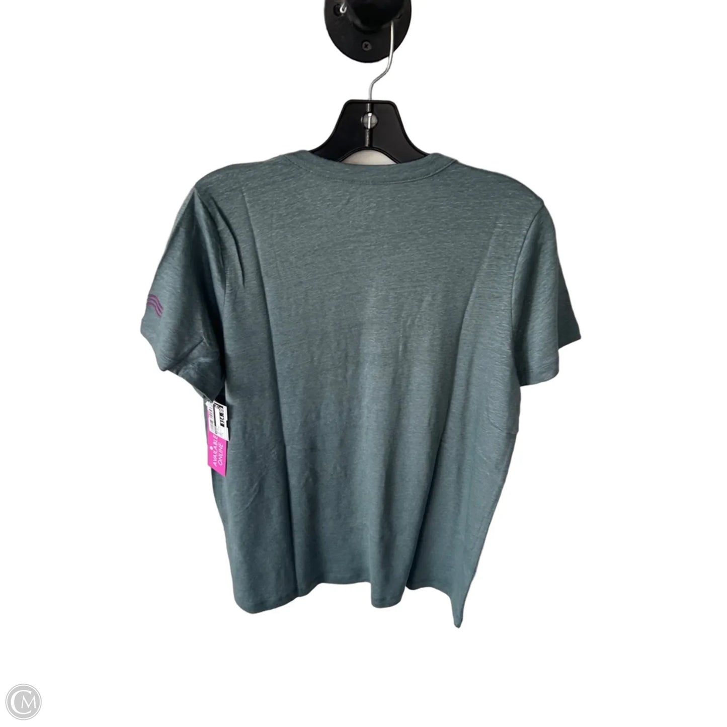 Top Short Sleeve By Chaser In Grey & Red, Size: L
